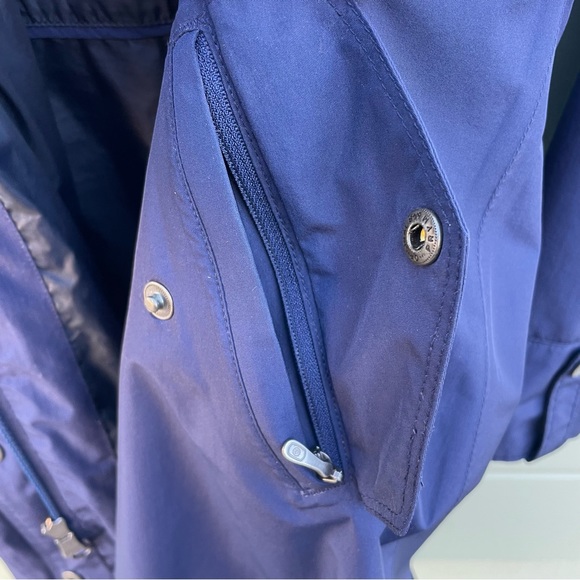 Marmot XS Membrain trench coat hooded rain jacket Navy - Picture 8 of 16